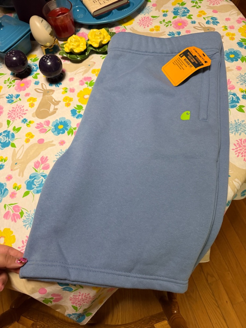 Men’s Carhartt Light Blue Shorts with Tag